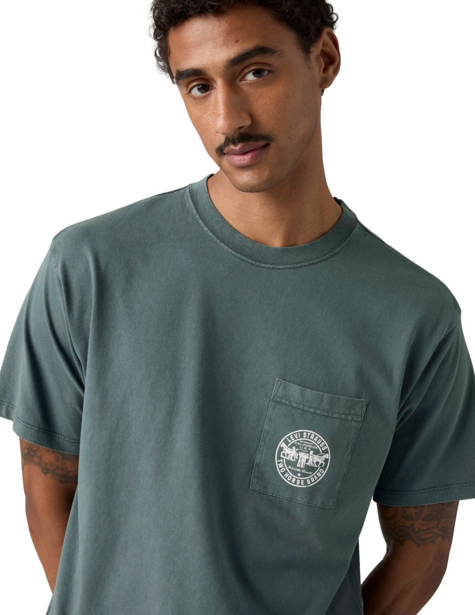 Playera cuello redondo para hombre 3