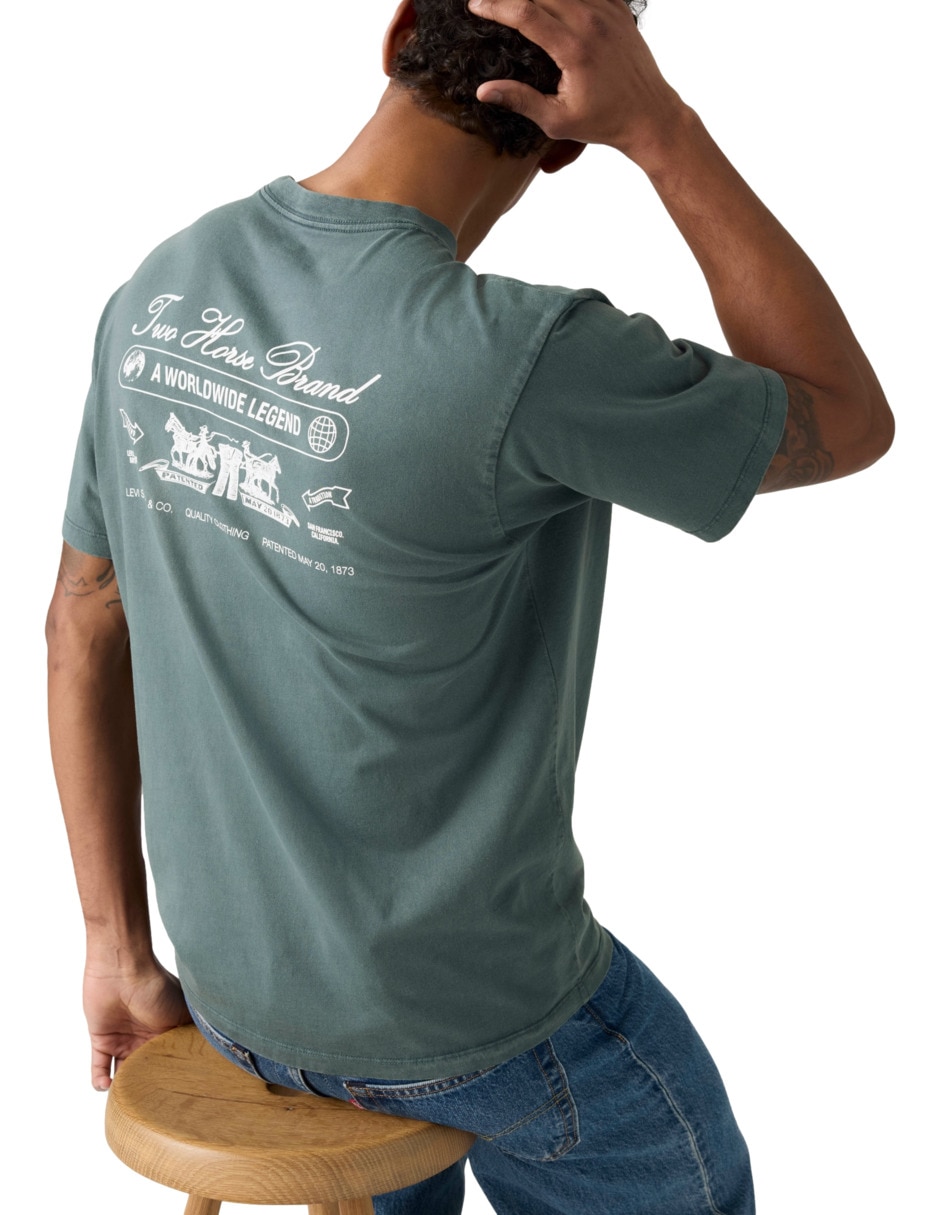 Playera cuello redondo para hombre 4