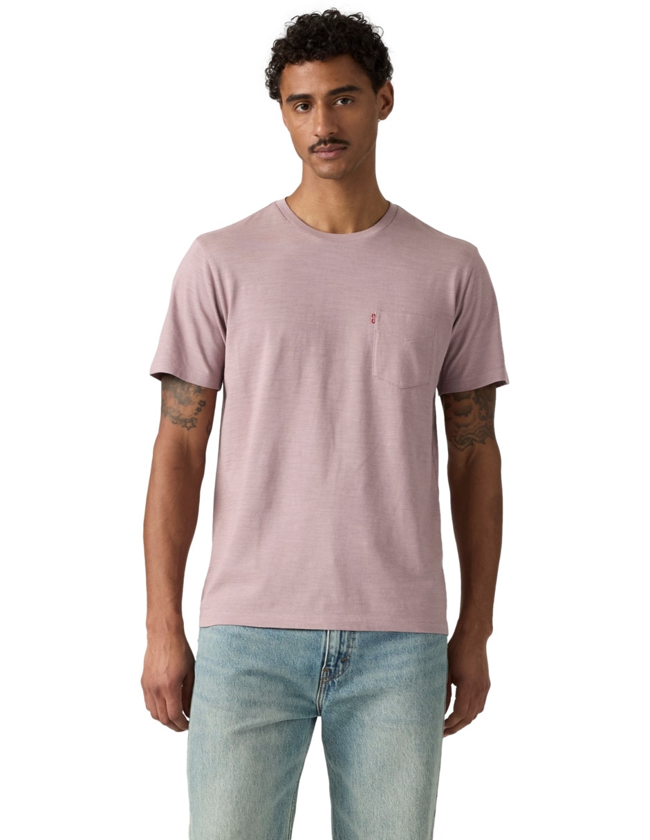 Playera cuello redondo para hombre