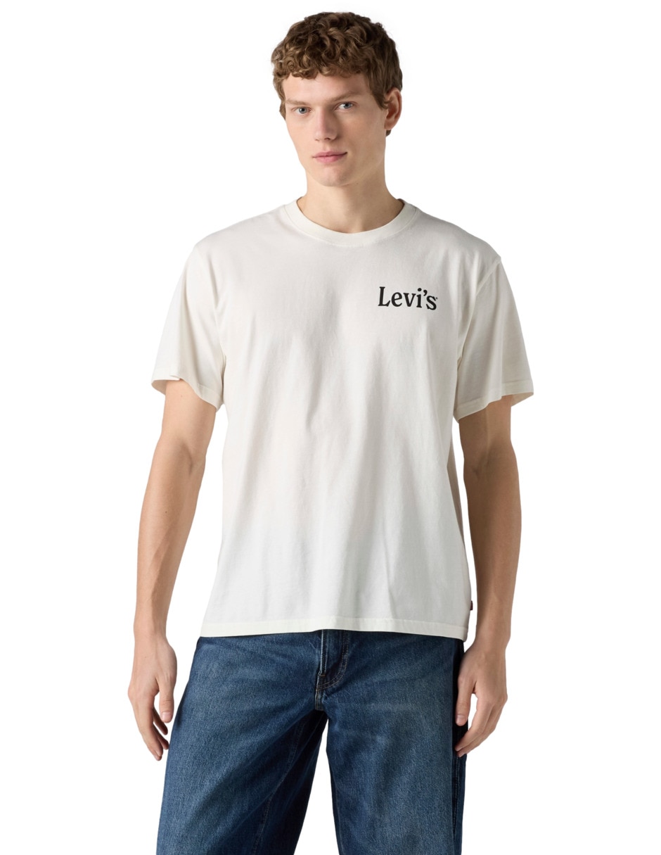 Playera cuello redondo para hombre