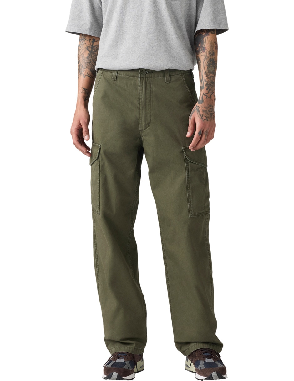 Pantalón casual cargo baggy levi's de algodón para hombre