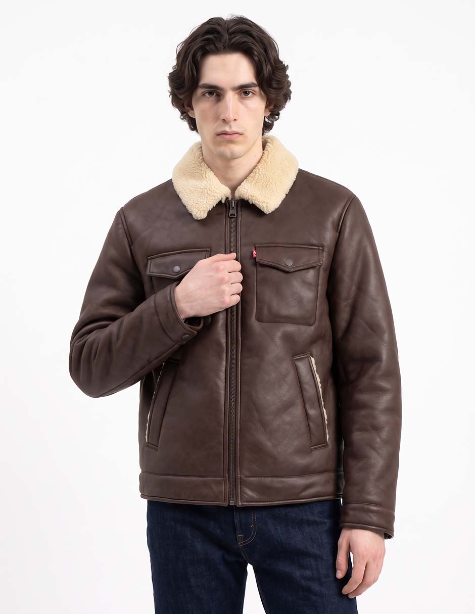 Chamarra casual con bolsillos para hombre Chamarra casual con bolsillos para hombre