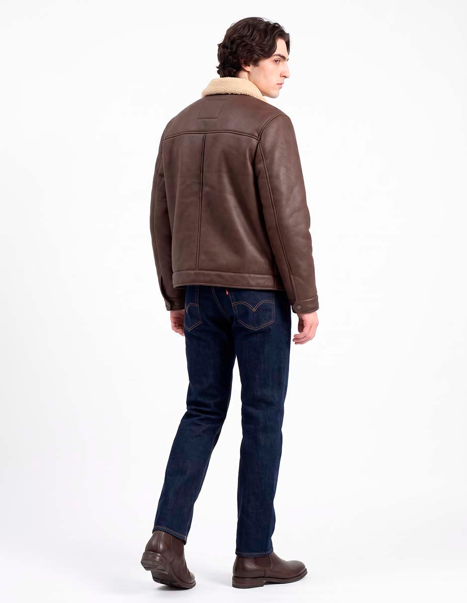 Chamarra casual con bolsillos para hombre 4