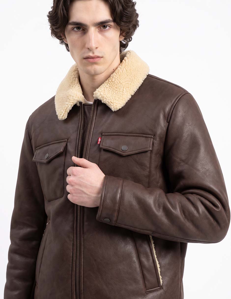 Chamarra casual con bolsillos para hombre 2