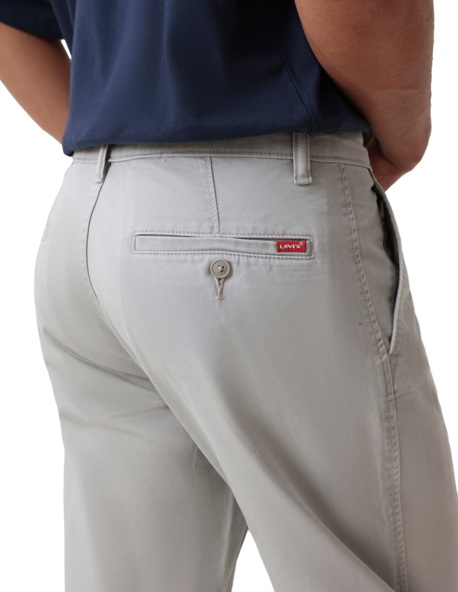 Pantalón straight de algodón para hombre 4