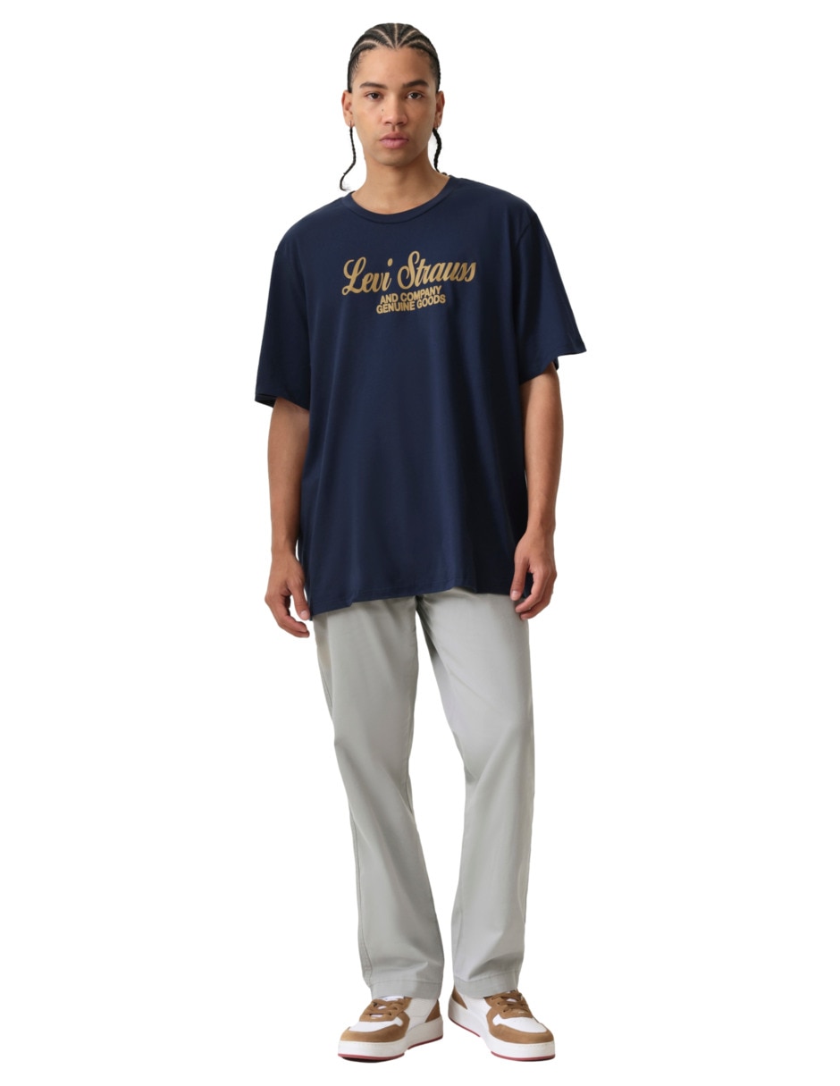 Pantalón straight de algodón para hombre 5