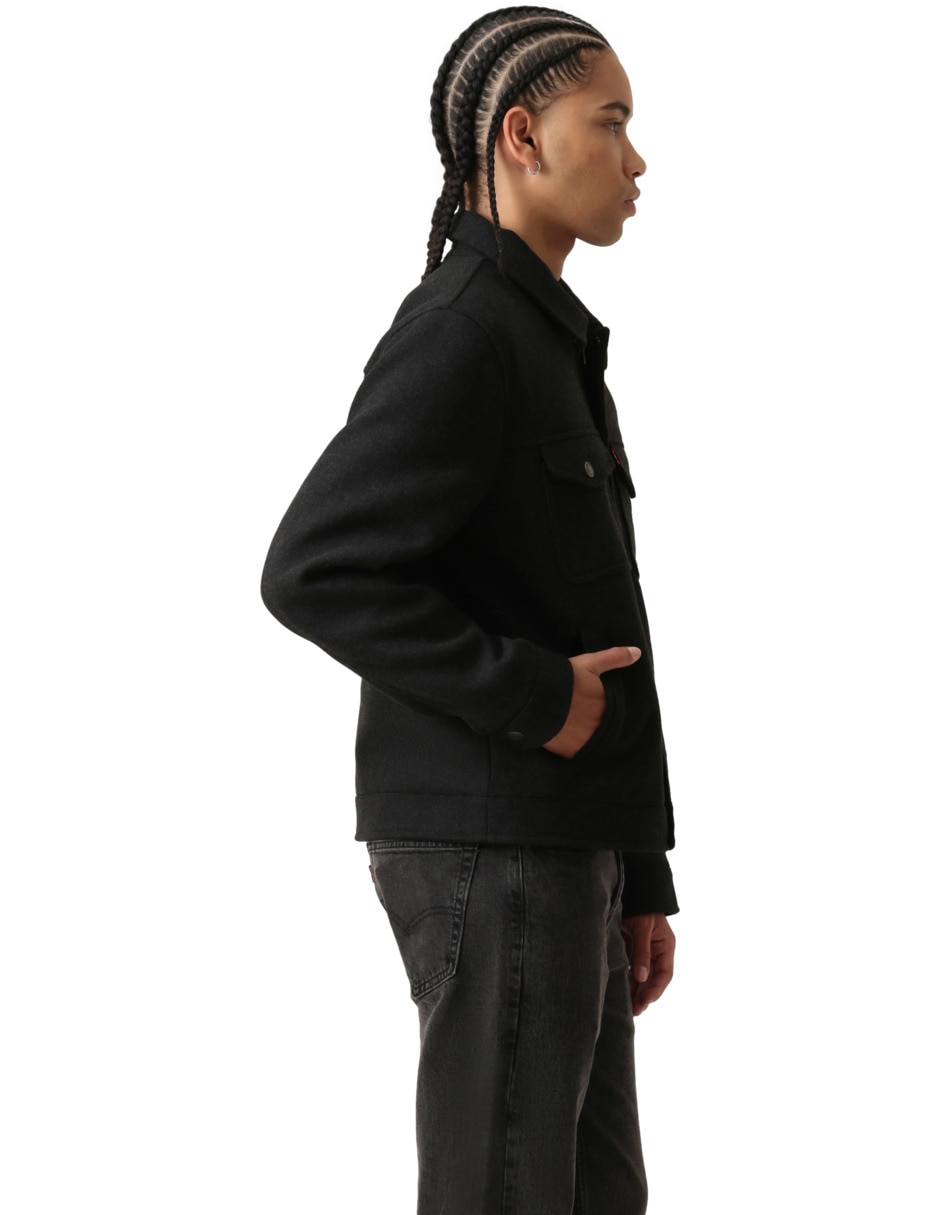 Chamarra casual con bolsillos para hombre 2