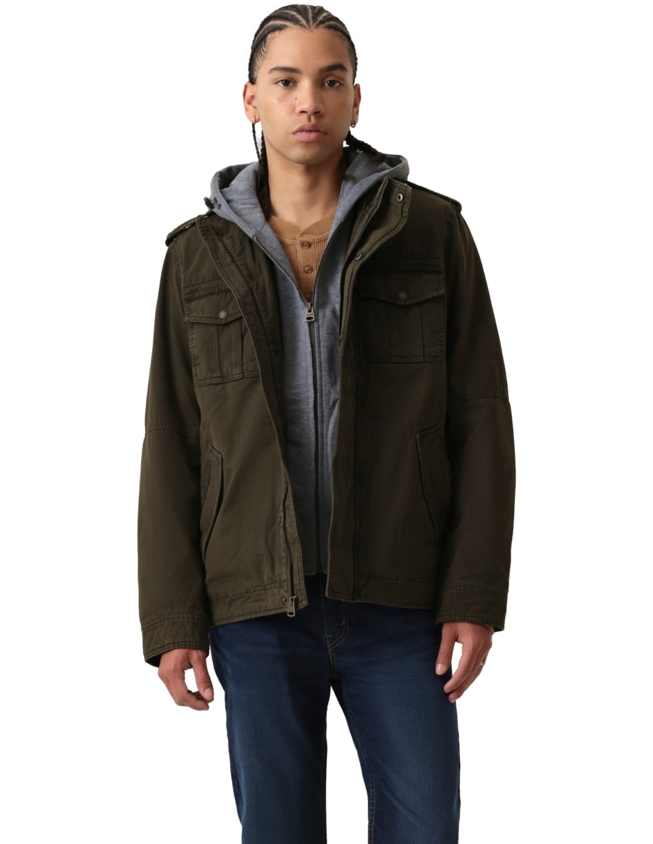 Chamarra casual de algodón para hombre Chamarra casual de algodón para hombre