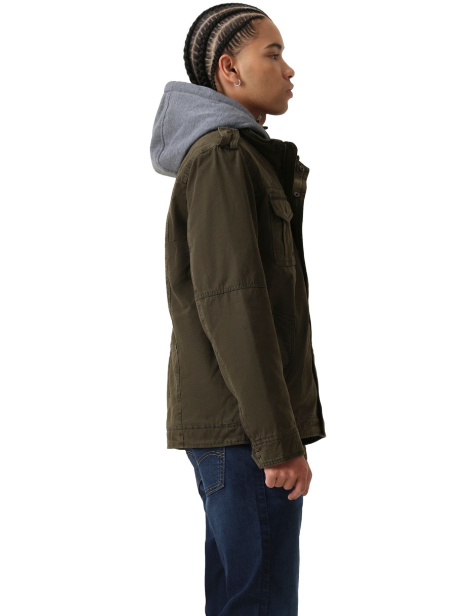 Chamarra casual de algodón para hombre 2