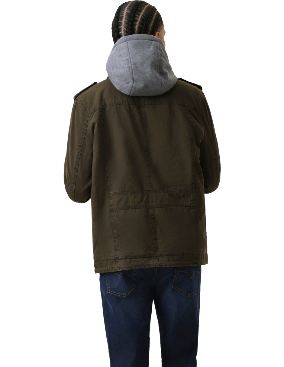 Chamarra casual de algodón para hombre 3