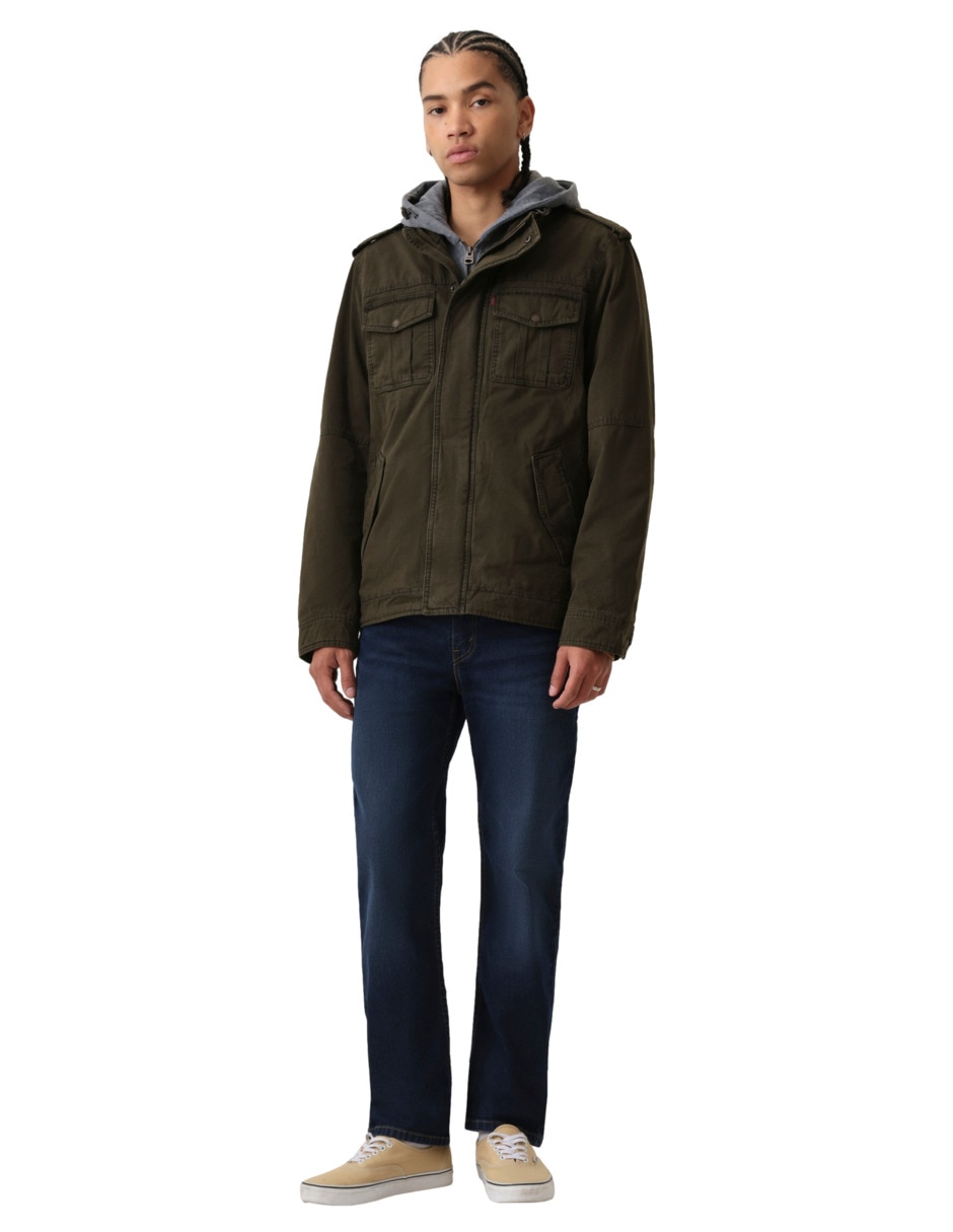 Chamarra casual de algodón para hombre 4