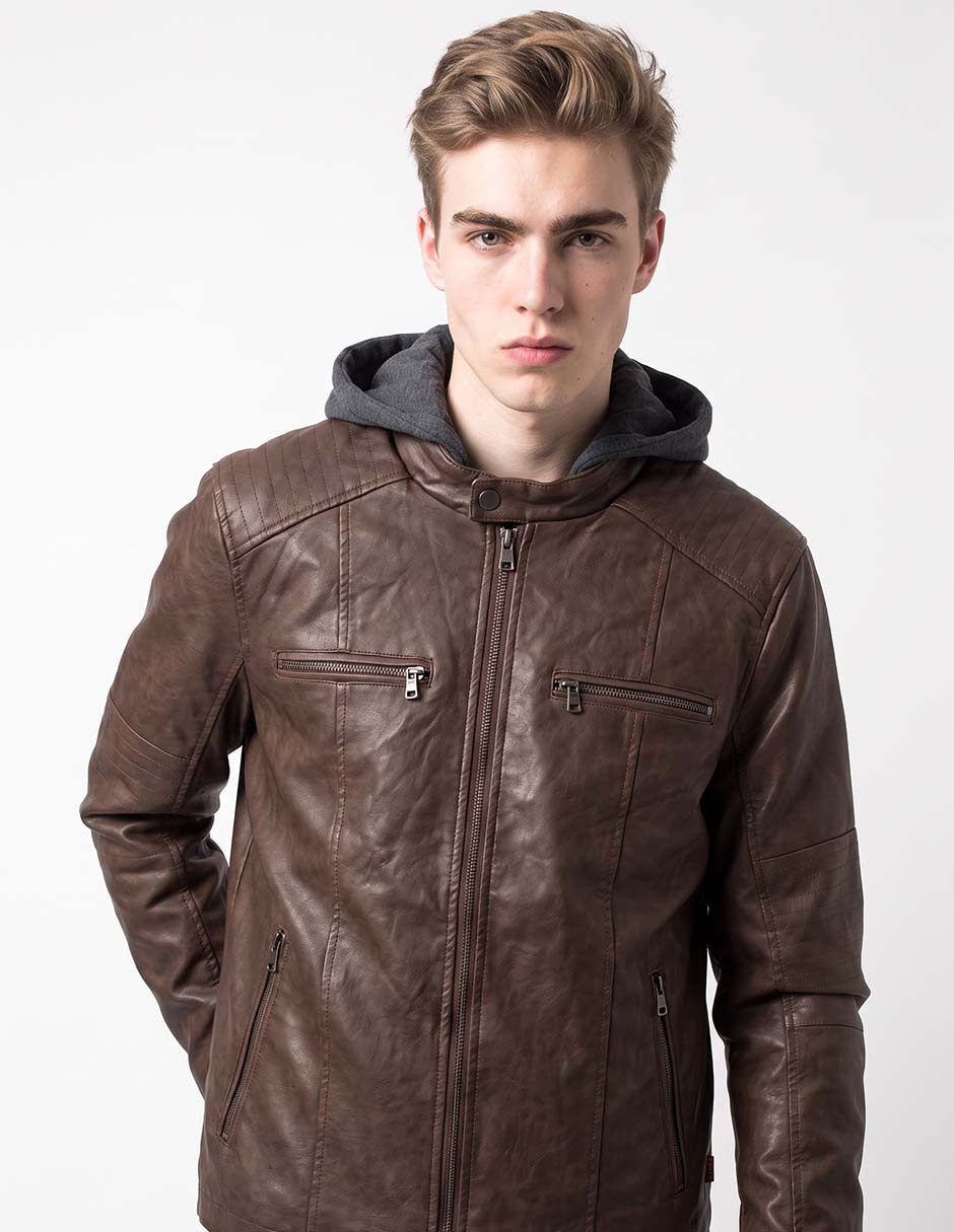 Chamarra casual con bolsillos para hombre 2