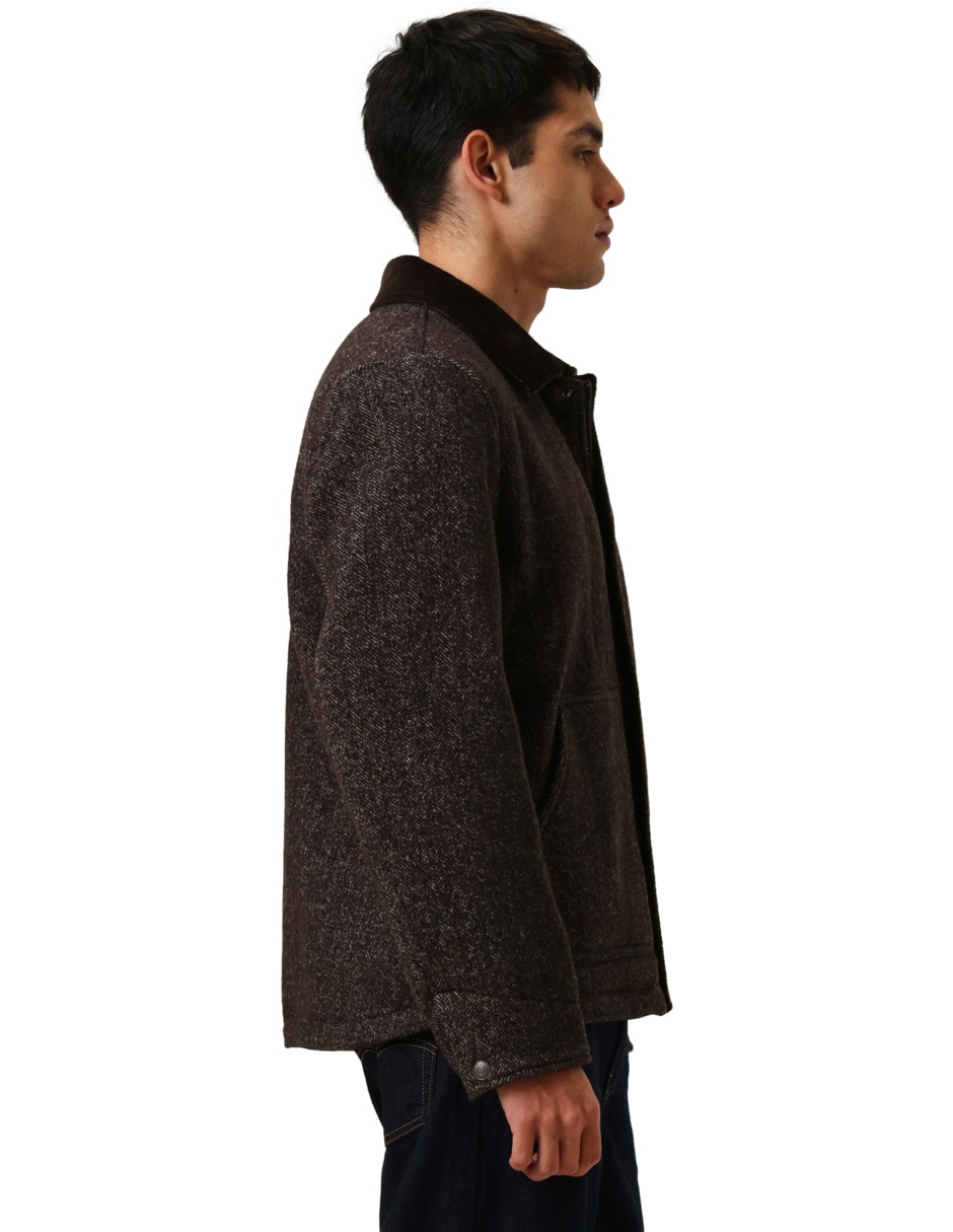 Chamarra Casual No de Poliéster Sin diseño para hombre 2