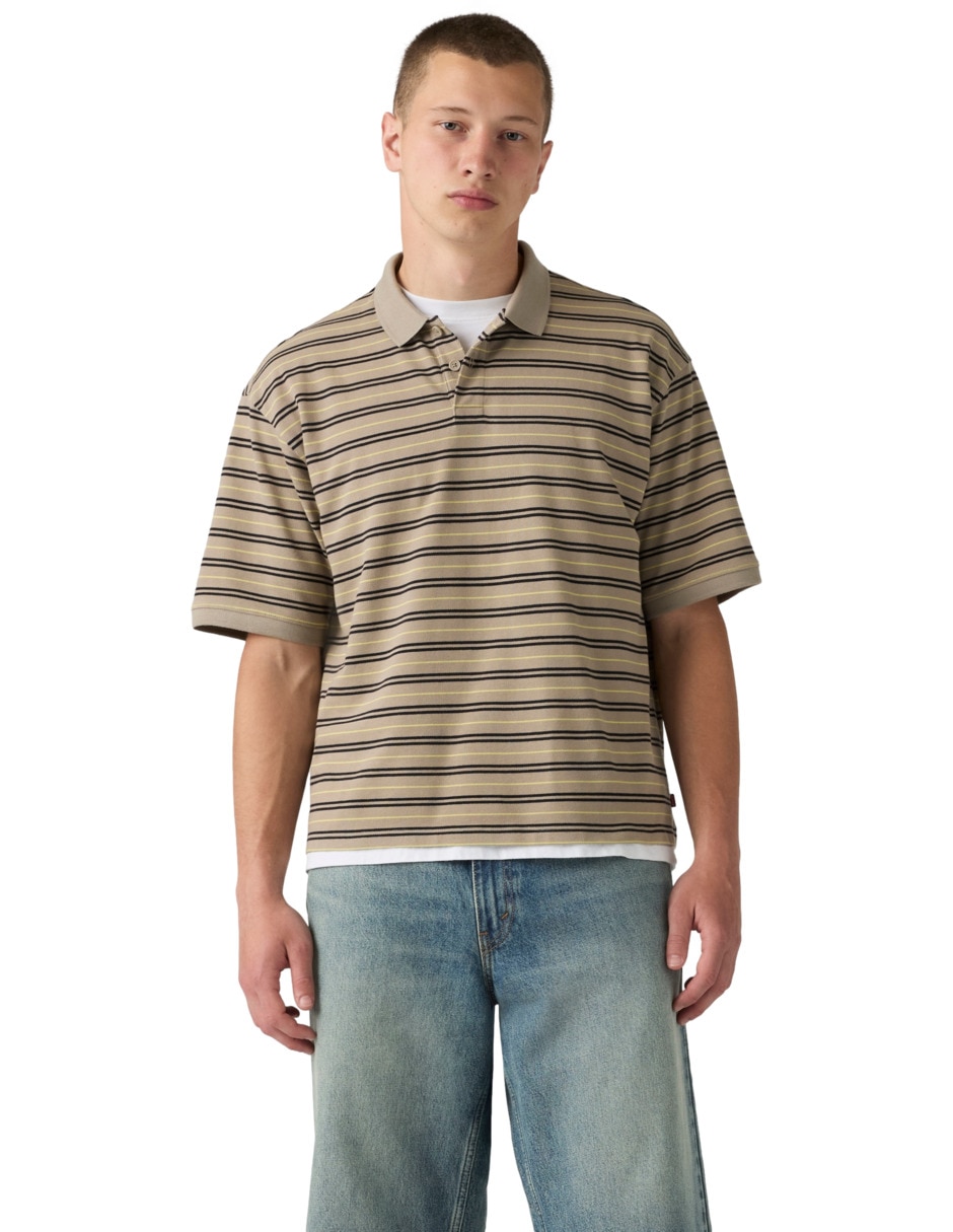 Playera tipo polo para hombre