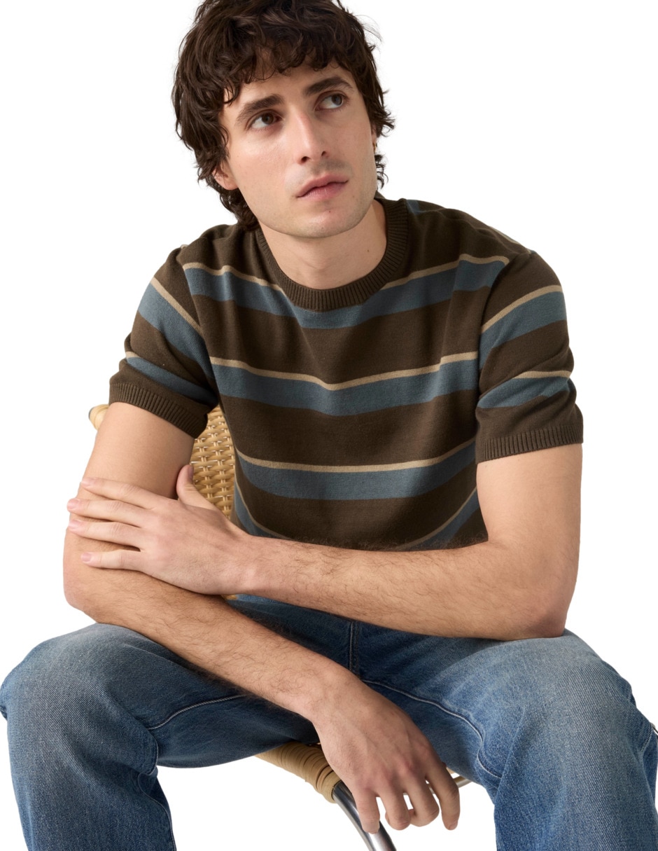 Playera cuello redondo para hombre 3