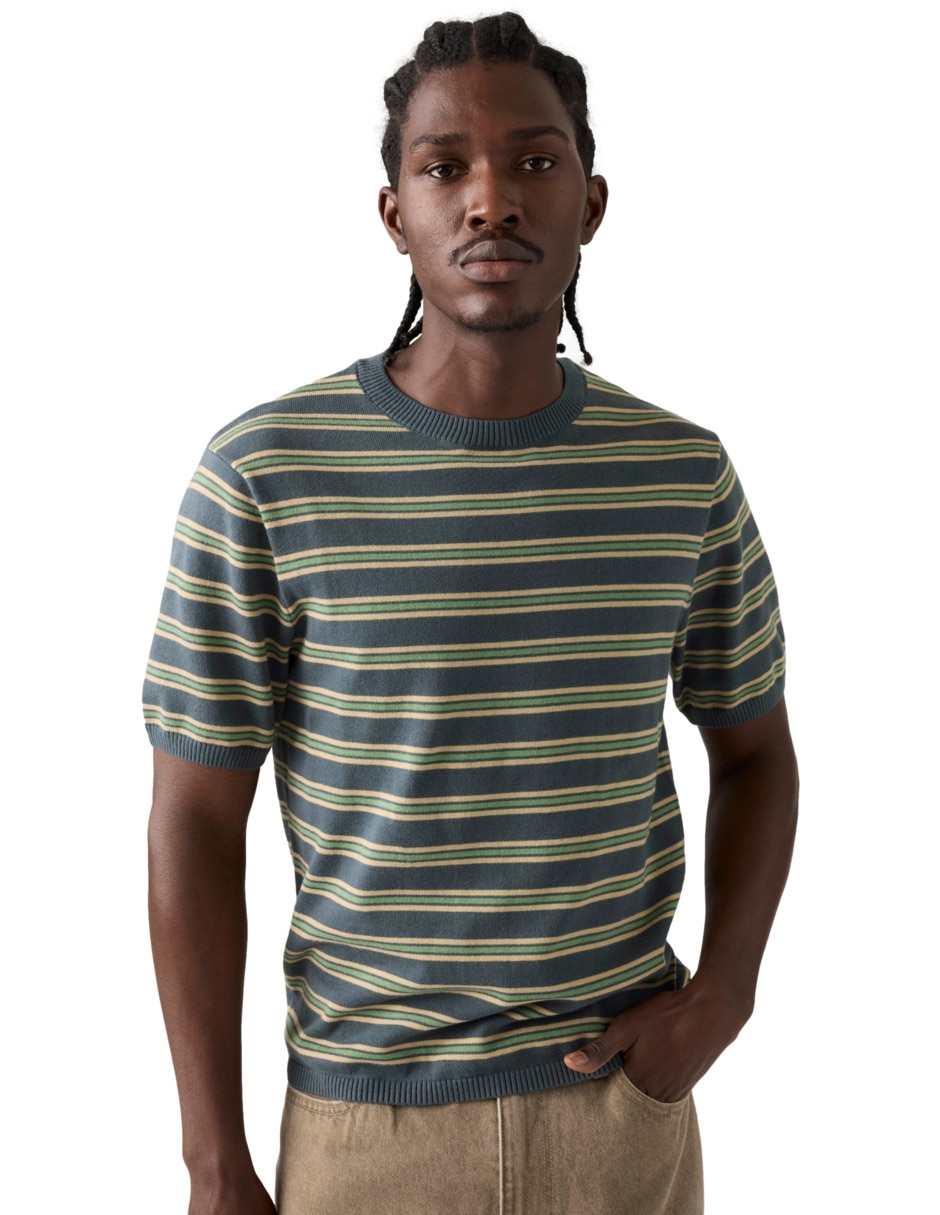 Playera cuello redondo para hombre 4