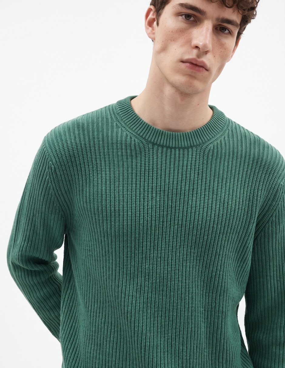 Suéter cuello redondo para hombre 3