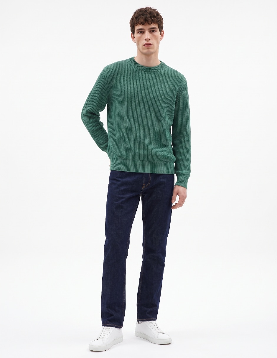Suéter cuello redondo para hombre 4