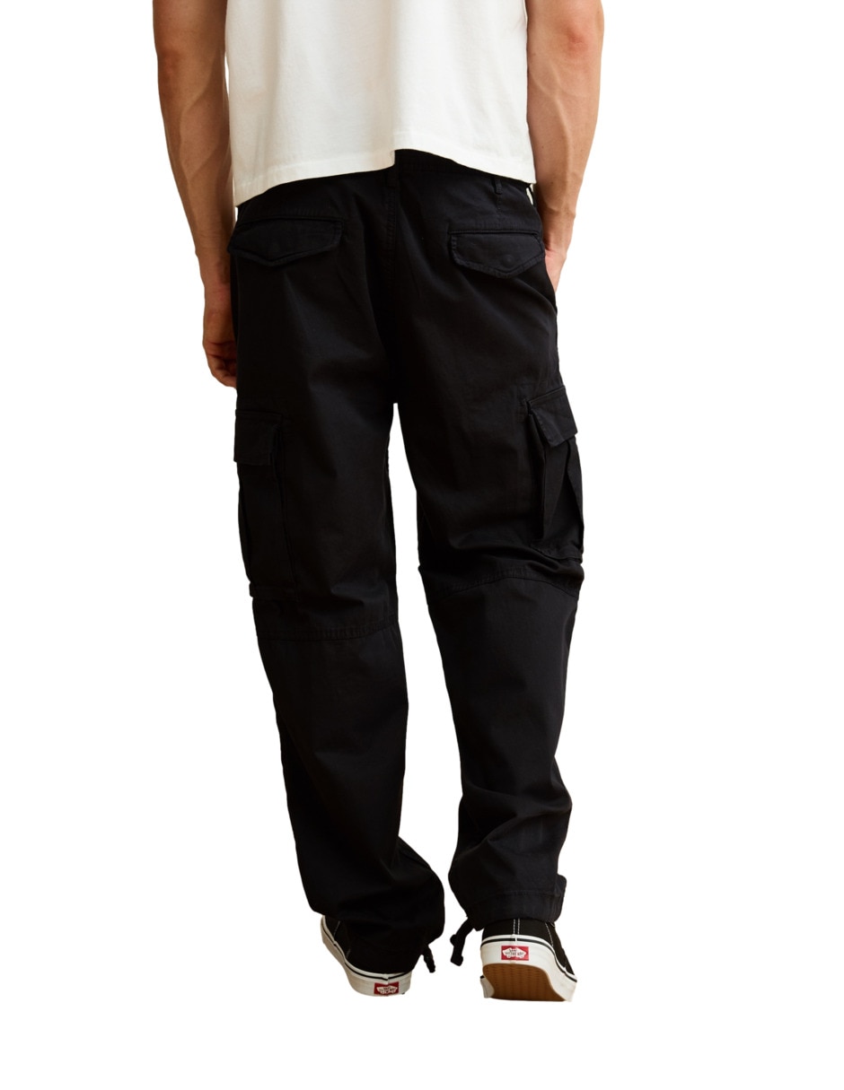 Pantalón casual cargo slim de algodón para hombre 3