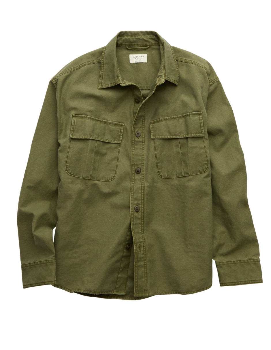 Camisa casual manga larga para hombre 2