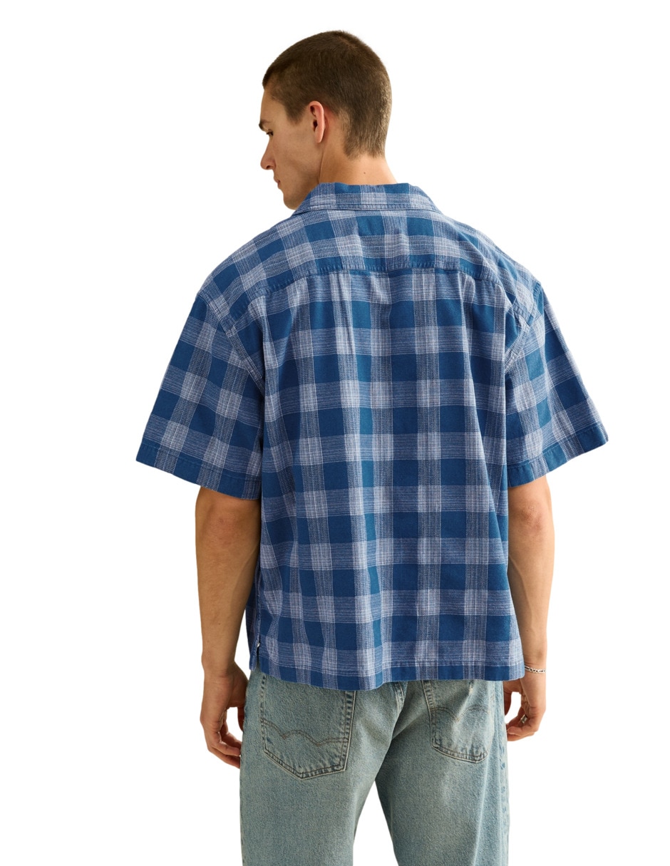 Camisa casual de algodón manga larga para hombre 2