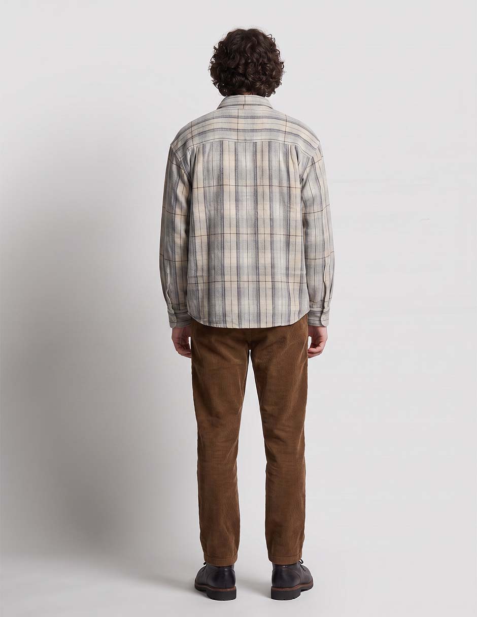 Camisa casual de algodón manga larga para hombre 4
