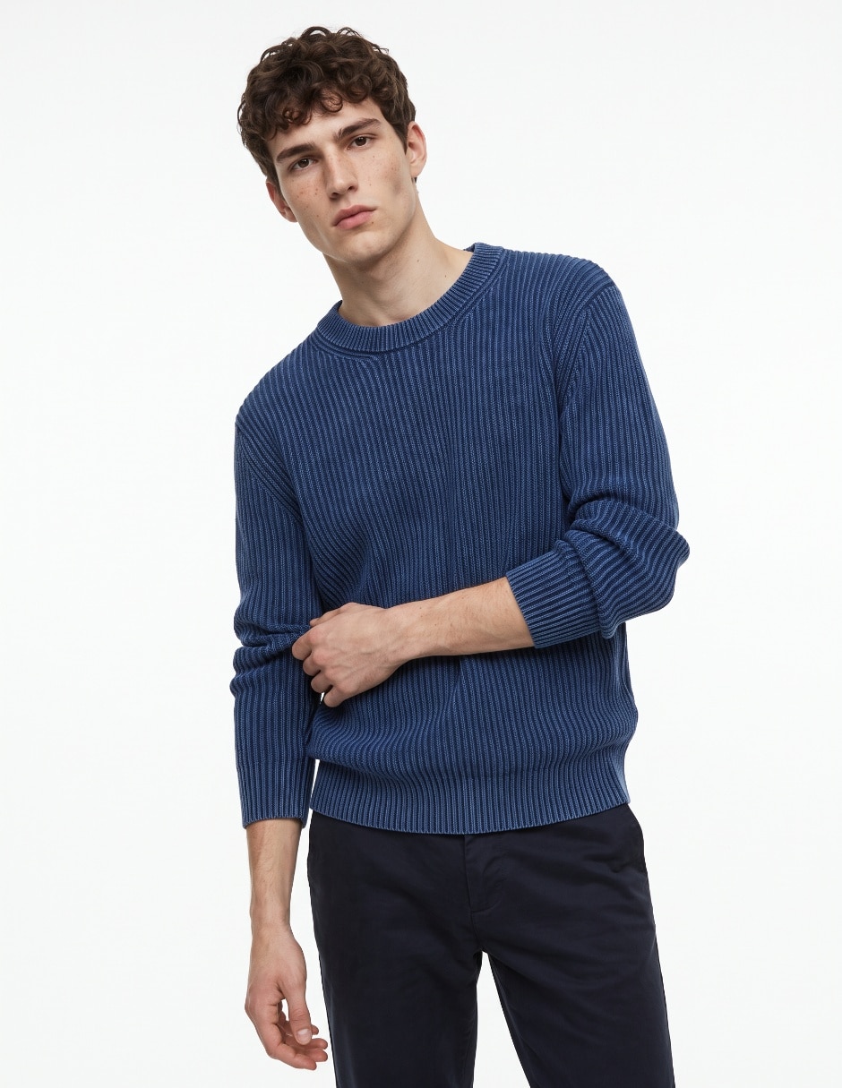 Suéter cuello redondo para hombre Suéter cuello redondo para hombre