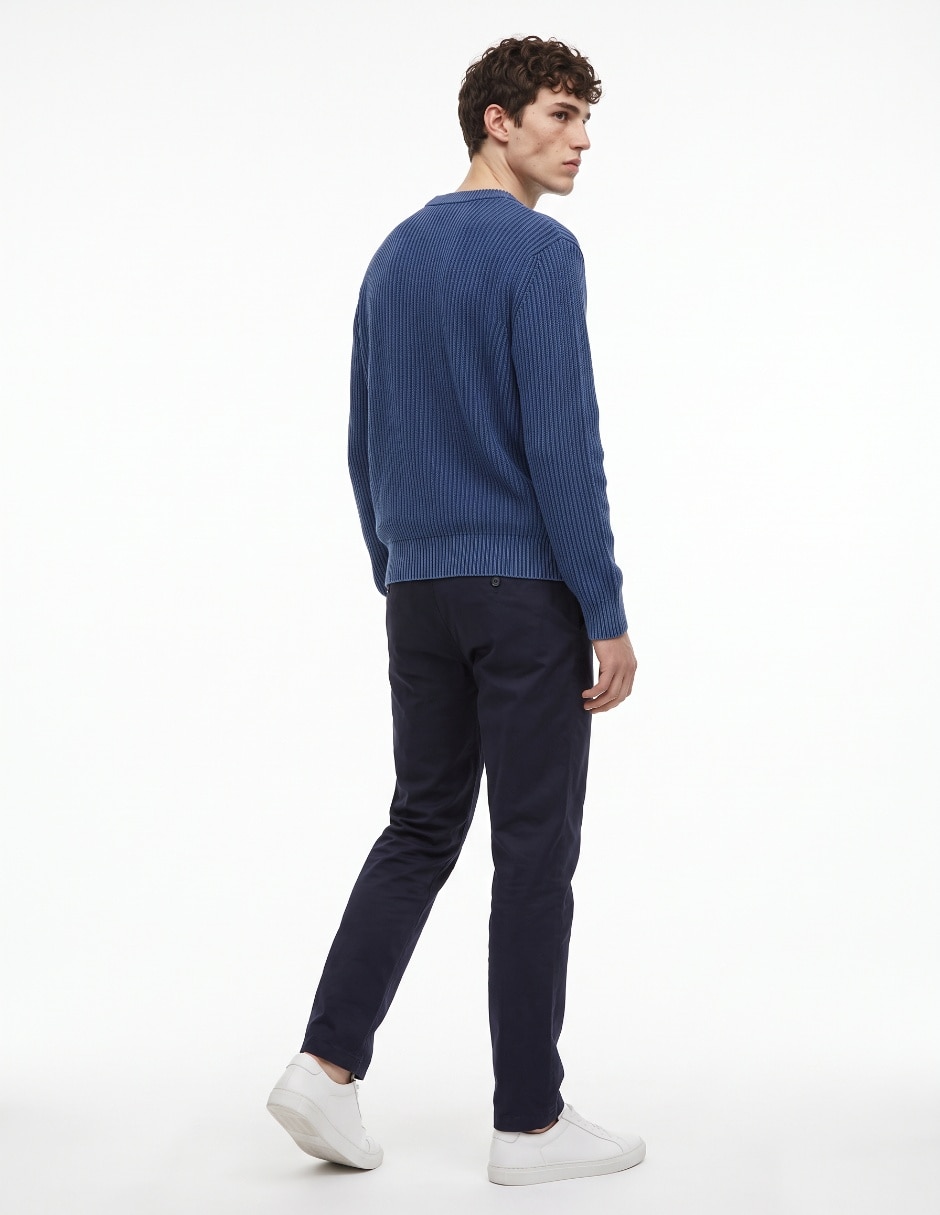 Suéter cuello redondo para hombre 2