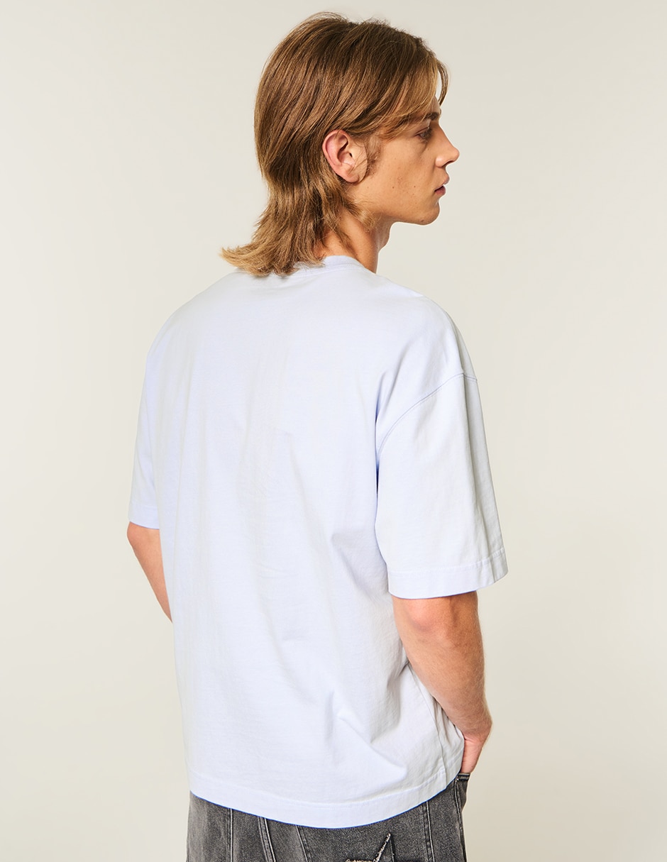 Playera Hollister Temporada cuello redondo para hombre