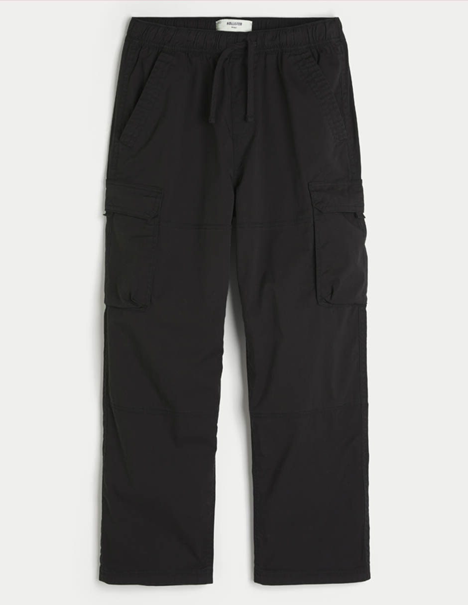 Pantalón regular de algodón para hombre