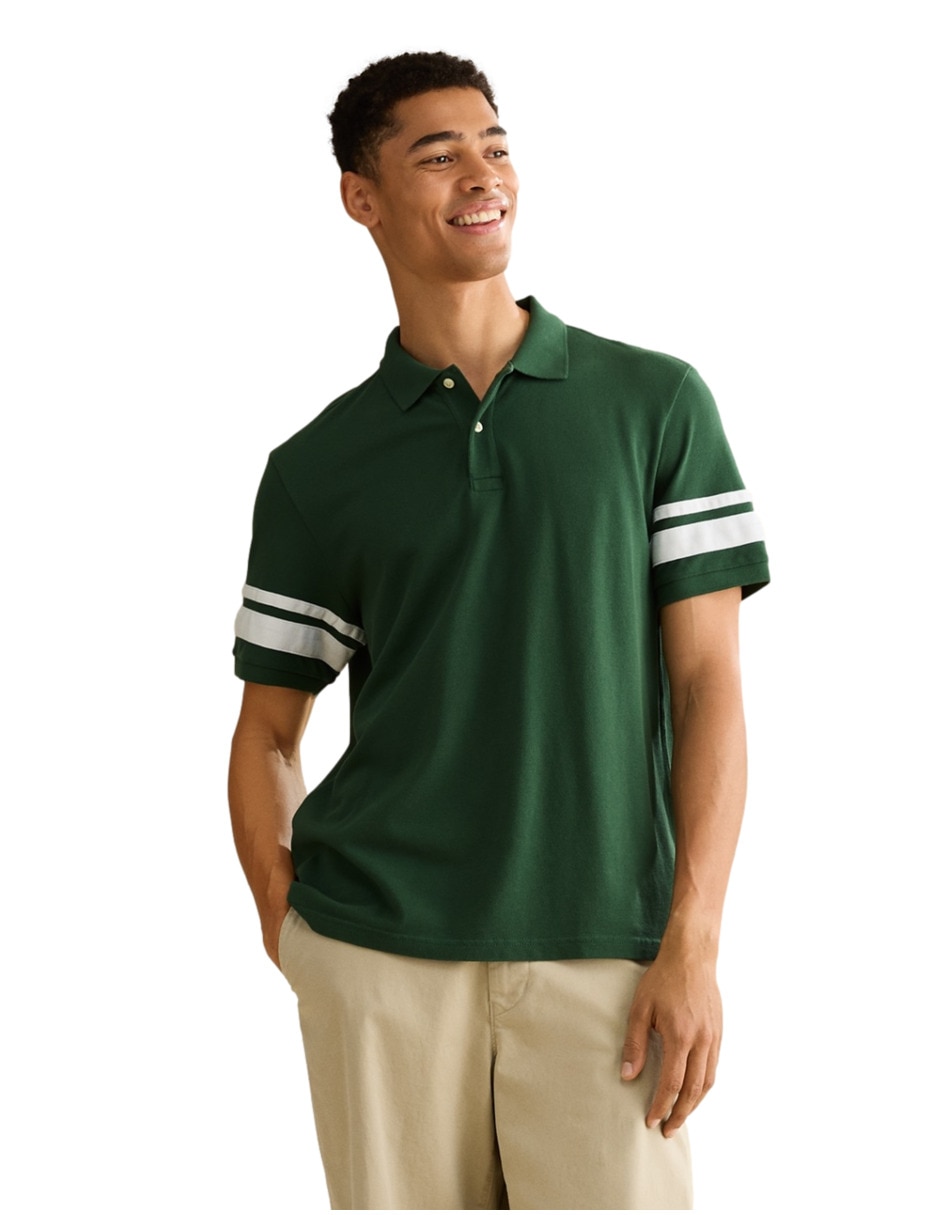 Playera tipo polo para hombre