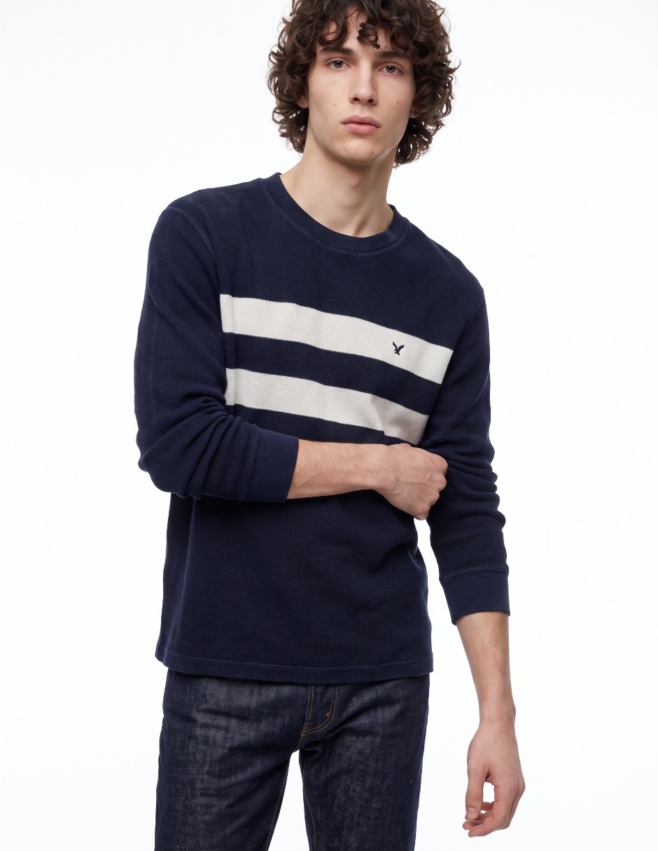 Playera cuello redondo para hombre