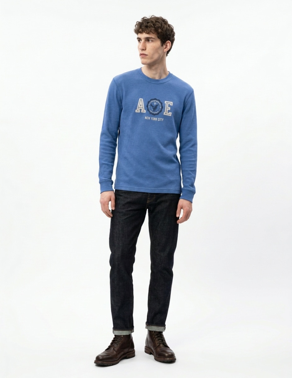 Playera cuello redondo para hombre 4