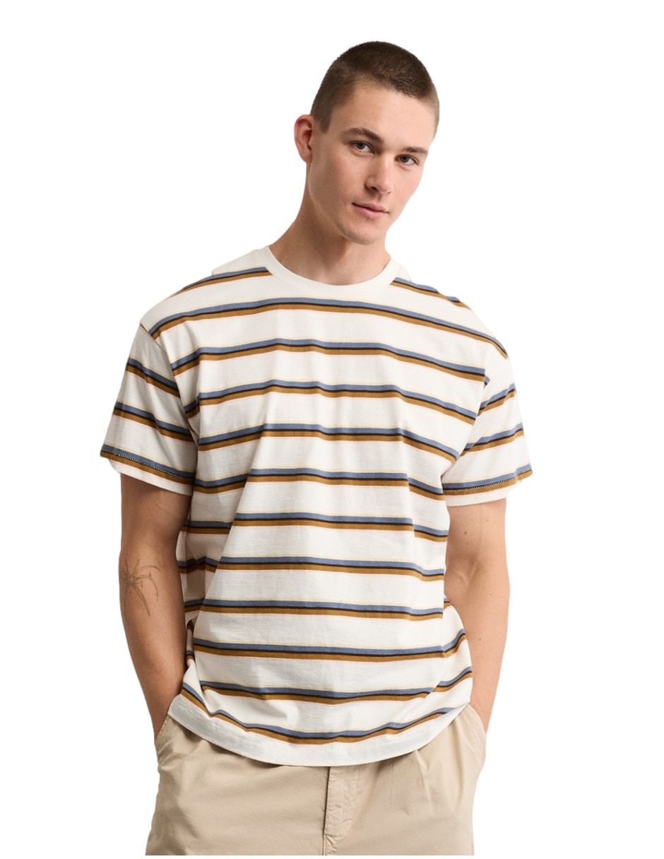 Playera cuello redondo para hombre