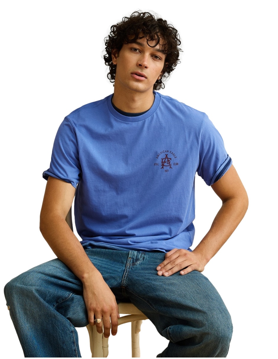Playera tees cuello redondo para hombre