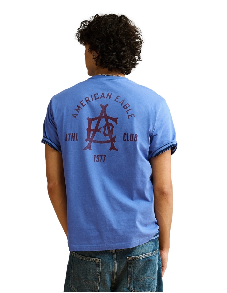 Playera tees cuello redondo para hombre 4