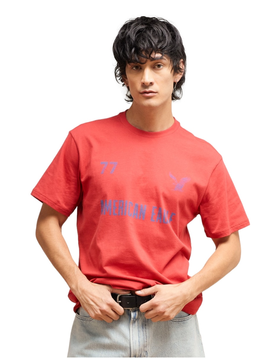 Playera tees cuello redondo para hombre
