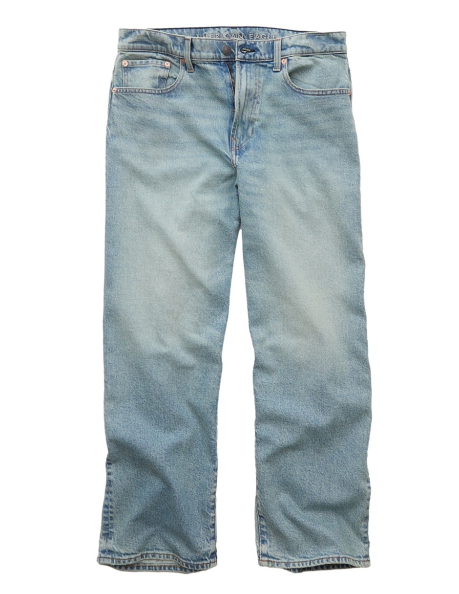 Jeans regular baggy american eagle jeans ae lavado claro para hombre