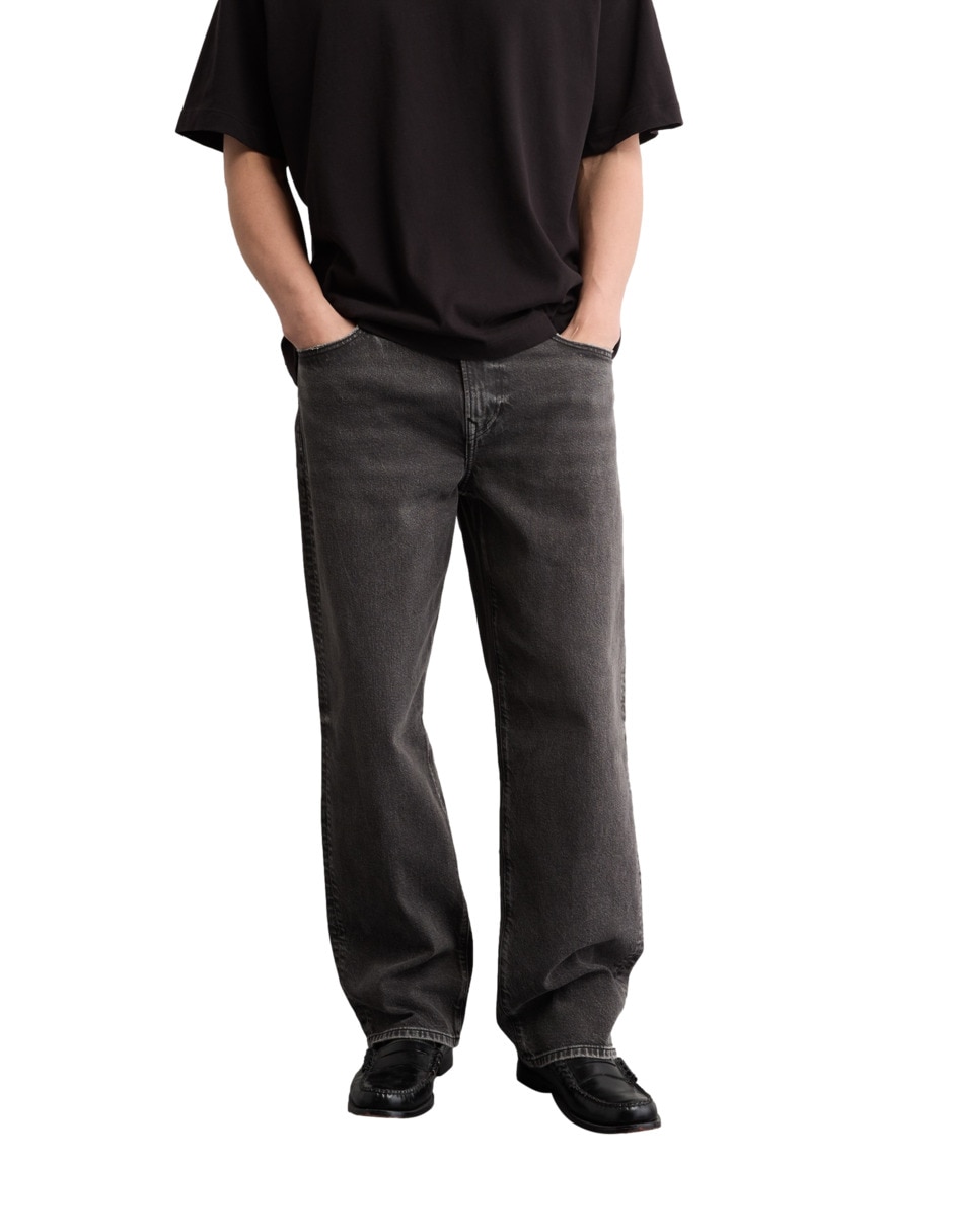 Jeans regular loose american eagle jeans ae lavado obscuro para hombre