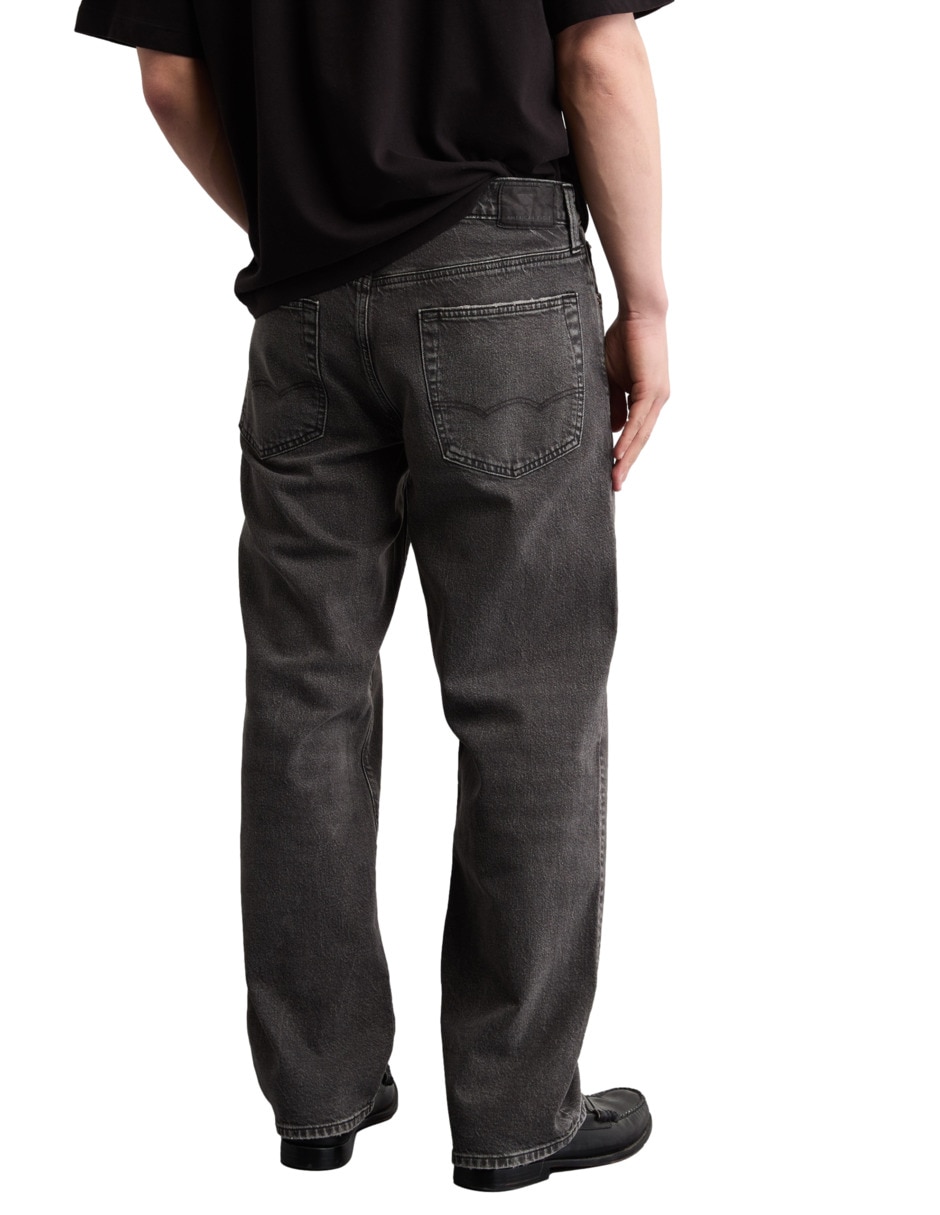 Jeans regular loose american eagle jeans ae lavado obscuro para hombre