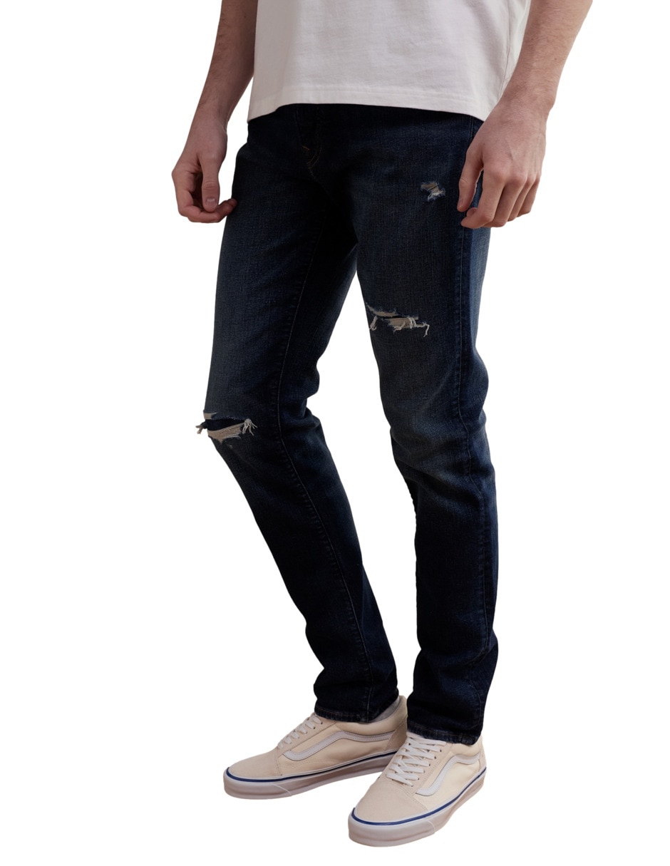 Jeans regular slim jeans ae lavado obscuro para hombre