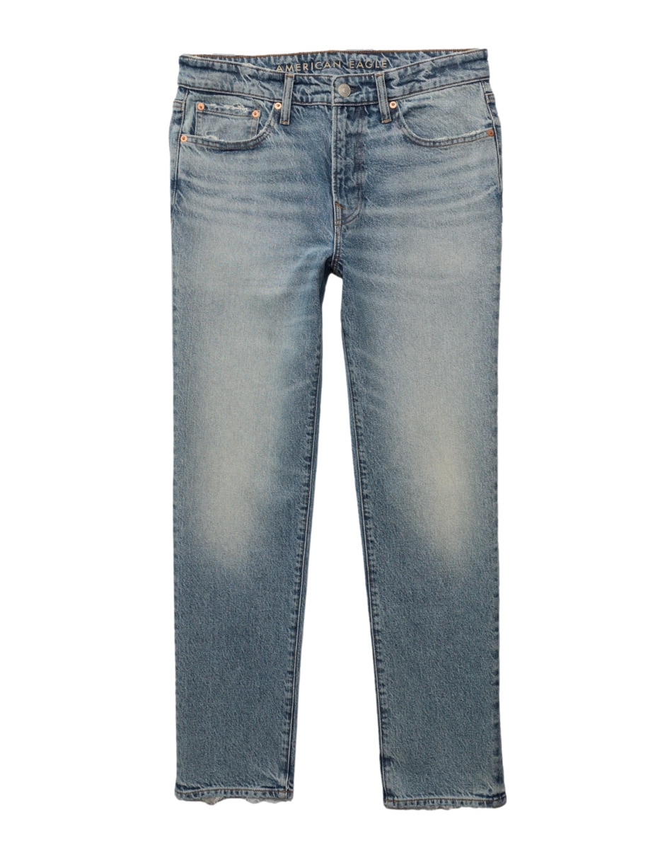 Jeans regular straight american eagle jeans ae lavado medio para hombre