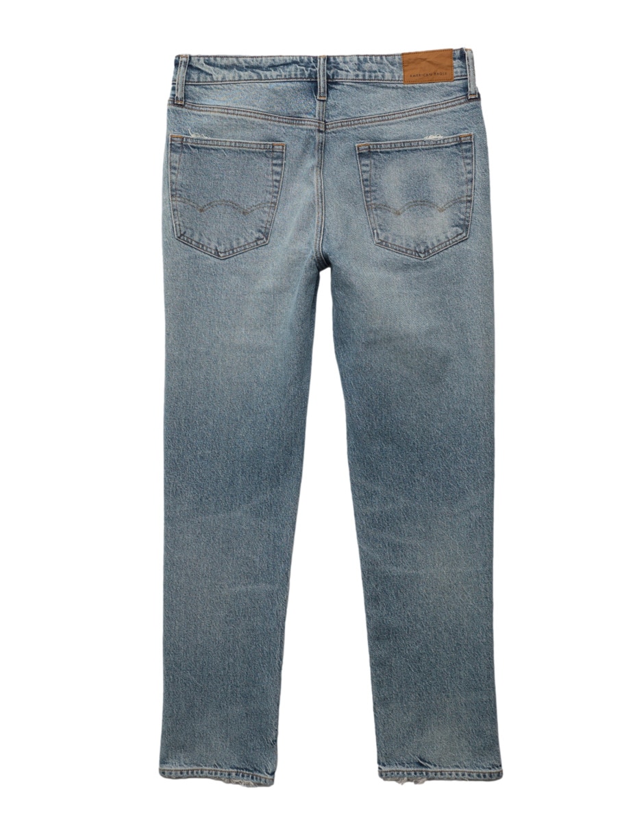 Jeans regular straight american eagle jeans ae lavado medio para hombre