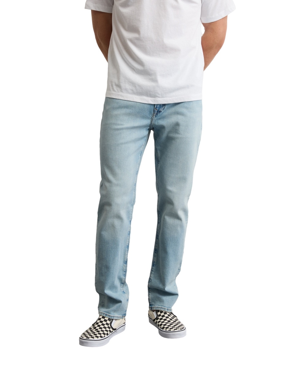 Jeans regular straight jeans ae lavado medio para hombre Jeans regular straight jeans ae lavado medio para hombre
