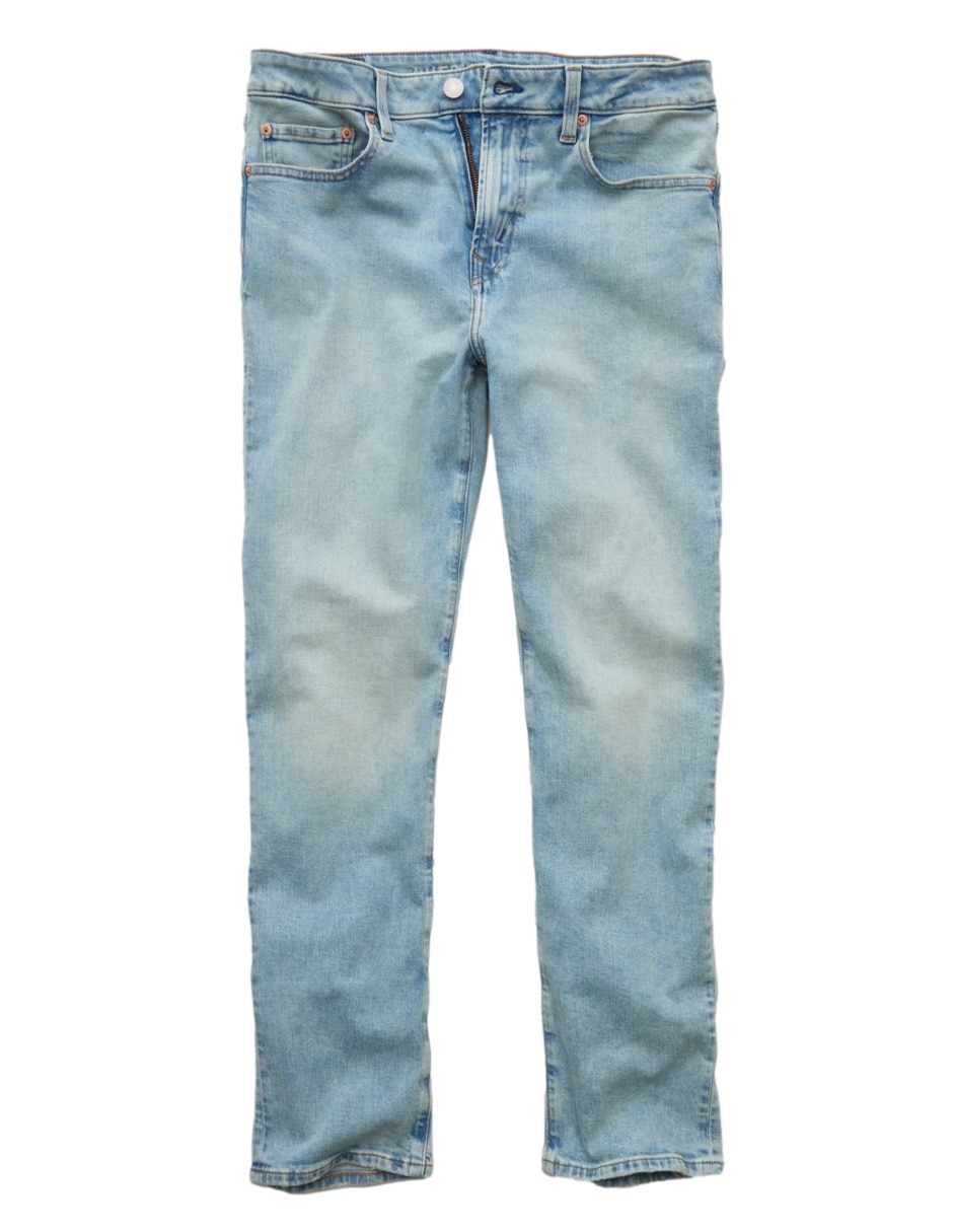 Jeans regular straight american eagle jeans ae lavado medio para hombre