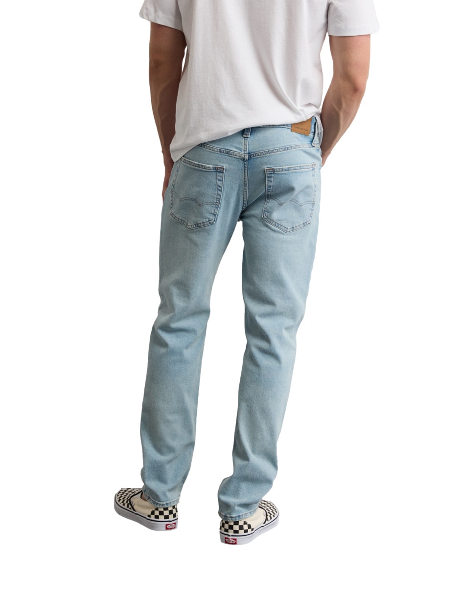 Jeans regular straight american eagle jeans ae lavado medio para hombre