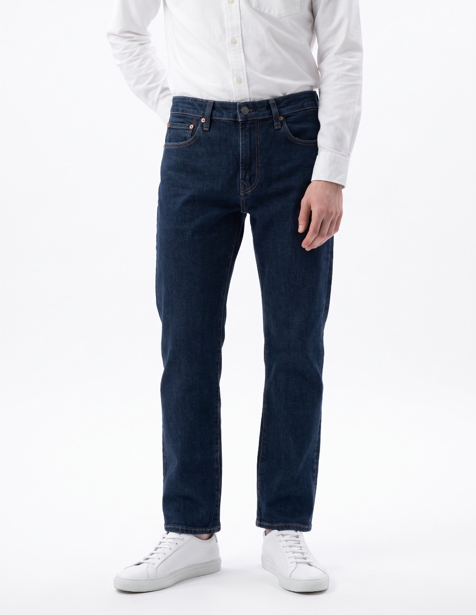 Jeans bota lavado Obscuro para hombre