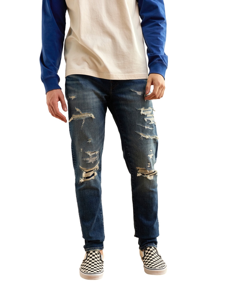 Jeans regular skinny jeans ae lavado obscuro para hombre Jeans regular skinny jeans ae lavado obscuro para hombre