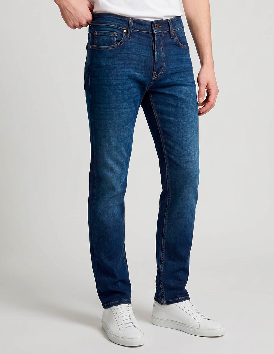 Jeans slim deslavado para hombre Jeans slim deslavado para hombre
