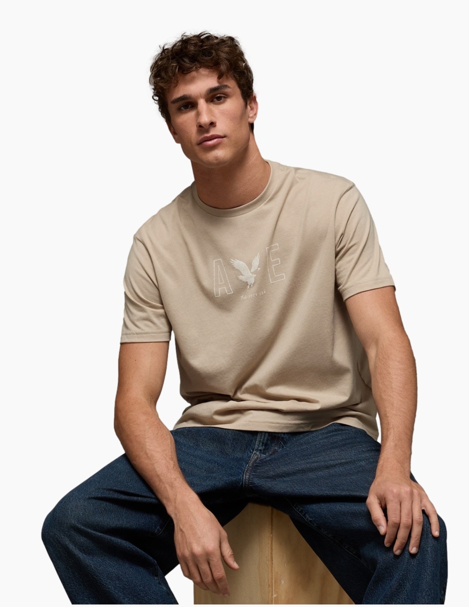 Playera cuello redondo para hombre